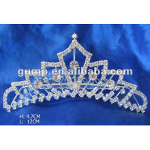 Rhinestone boda tiara peine (GWST12-031)